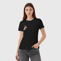 Женская футболка хлопок Джерри ангел мышка для пар - фото 2