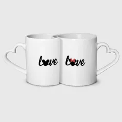Кружки парные Love Микки и Минни