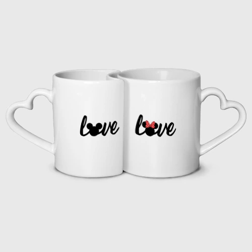 Кружки парные Love Микки и Минни