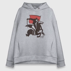 Женское худи Oversize хлопок Всадник СССР