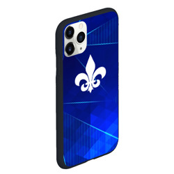 Чехол для iPhone 11 Pro Max матовый Saints Row blue poly - фото 2