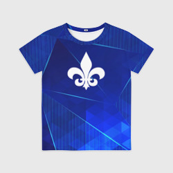 Детская футболка 3D Saints Row blue poly