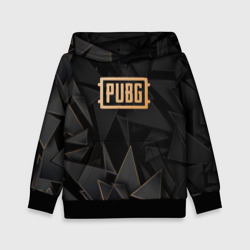 Детская толстовка 3D PUBG golden poly