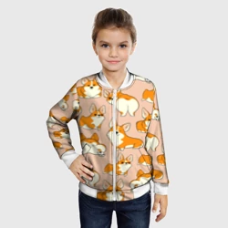 Детский бомбер 3D Паттерн из корги - фото 2