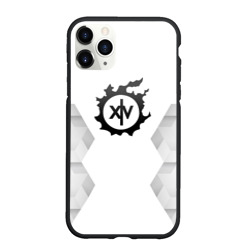 Чехол для iPhone 11 Pro Max матовый Final Fantasy white poly