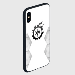 Чехол для iPhone XS Max матовый Final Fantasy white poly - фото 2