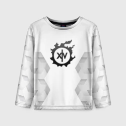 Детский лонгслив 3D Final Fantasy white poly