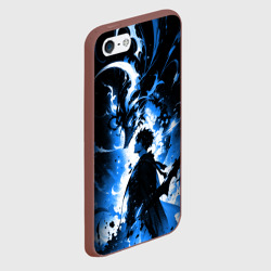 Чехол для iPhone 5/5S матовый Поднятие уровня в одиночку - восстань - фото 2