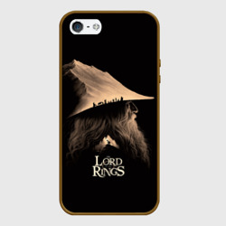 Чехол для iPhone 5/5S матовый Гэндальф из Властелин колец