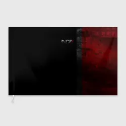 Флаг 3D Shepard N7 - темный
