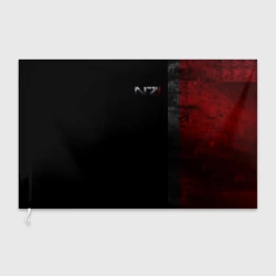 Флаг 3D Shepard N7 - темный