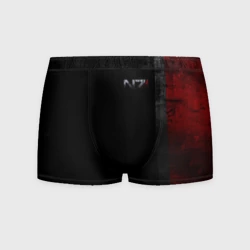 Мужские трусы 3D Shepard N7 - темный