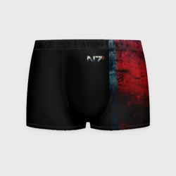 Мужские трусы 3D Shepard N7 - светлый