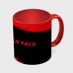 Кружка с полной запечаткой Sally Face - red gradient по-горизонтали