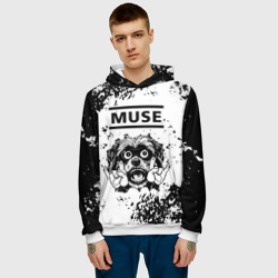 Мужская толстовка 3D Muse - рок пес - фото 2