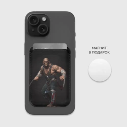 Картхолдер Magsafe магнитный Mortal kombat - baraka    - фото 2