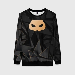 Женский свитшот 3D DanMachi golden poly