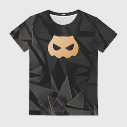 Женская футболка 3D DanMachi golden poly