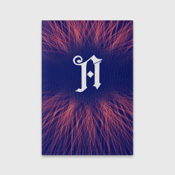 Обложка для паспорта матовая кожа Architects red energy