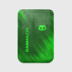 Картхолдер Magsafe магнитный DanMachi - green gradient вертикально