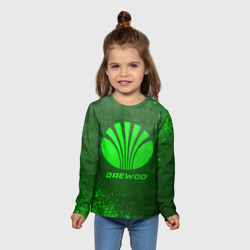 Детский лонгслив 3D Daewoo - green gradient - фото 2