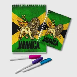 Блокнот Jamaica lion flag