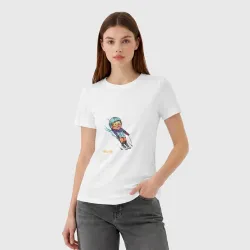 Женская футболка хлопок Тормозиииии - фото 2