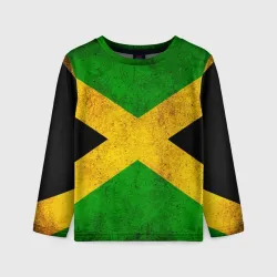 Детский лонгслив 3D Jamaica flag
