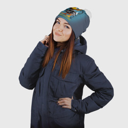 Шапка 3D c помпоном Веном-утёнок-Трамп коллаба - фото 2