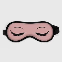 Маска для сна 3D Закрытые женские глаза пара для усов для пары