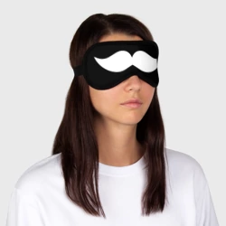 Маска для сна 3D Мужские усы пара для глаз для пары - фото 2
