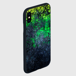 Чехол для iPhone XS Max матовый Абстракция - acid web - фото 2