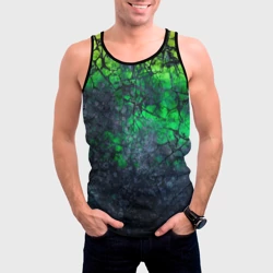 Мужская майка 3D Абстракция - acid web - фото 2