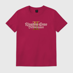 Мужская футболка хлопок Kingdom Come Deliverance 2 logo