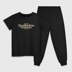 Детская пижама хлопок Kingdom Come Deliverance 2 logo