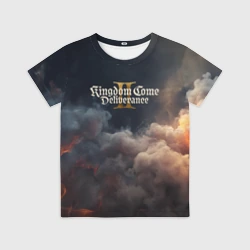Детская футболка 3D Kingdom Come Deliverance 2 лого