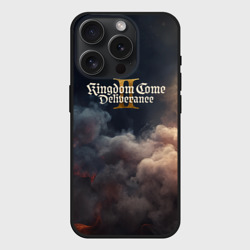 Чехол силиконовый для Apple iPhone 15 Pro матовый Kingdom Come Deliverance 2 лого