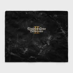 Плед 3D Kingdom Come Deliverance 2 dark logo