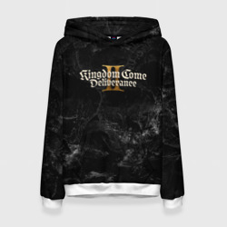 Женская толстовка 3D Kingdom Come Deliverance 2 dark logo