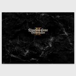 Поздравительная открытка Kingdom Come Deliverance 2 dark logo
