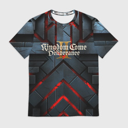 Мужская футболка 3D Kingdom Come Deliverance 2 каменные плиты