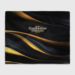 Плед 3D Kingdom Come Deliverance 2 black and gold