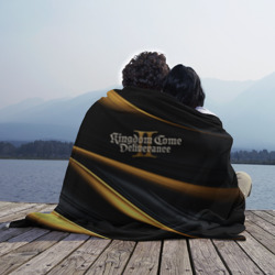 Плед 3D Kingdom Come Deliverance 2 black and gold - фото 2