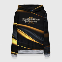 Женская толстовка 3D Kingdom Come Deliverance 2 black and gold