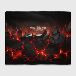 Плед 3D Kingdom Come Deliverance 2 черные камни 