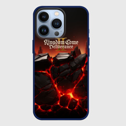 Чехол для iPhone 13 Pro Kingdom Come Deliverance 2 черные камни 
