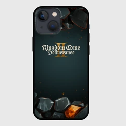 Чехол для iPhone 13 mini Kingdom Come Deliverance 2 каменная текстура