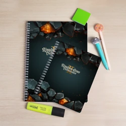 Тетрадь Kingdom Come Deliverance 2 каменная текстура - фото 2