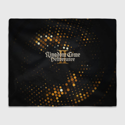 Плед 3D Kingdom Come Deliverance 2 золотые блестки