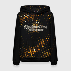 Женская толстовка 3D Kingdom Come Deliverance 2 золотые блестки